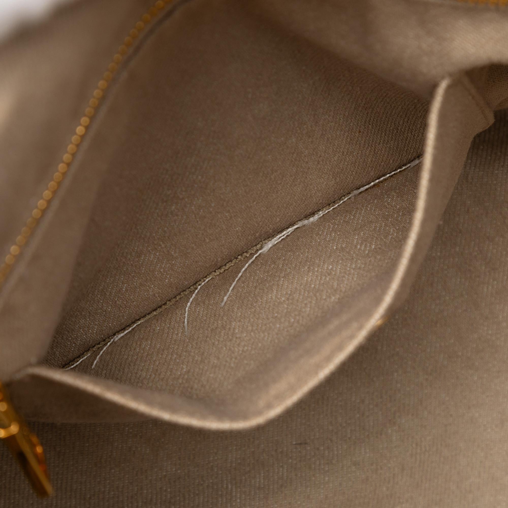 Prada Canvas Canapa Logo Satchel
