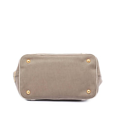 Prada Canvas Canapa Logo Satchel