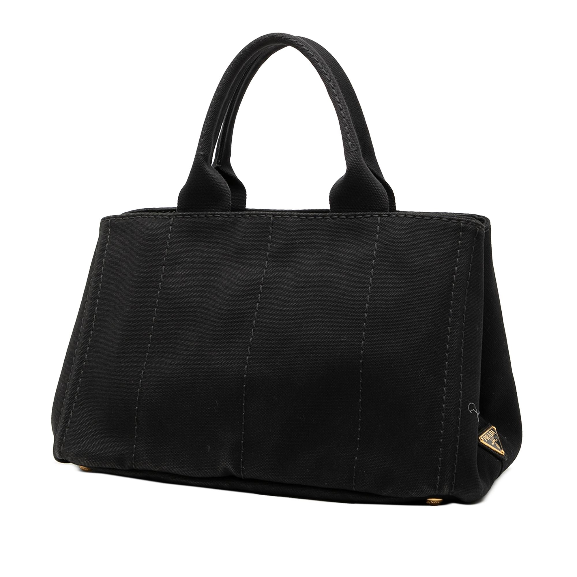 Prada Canvas Canapa Logo Satchel