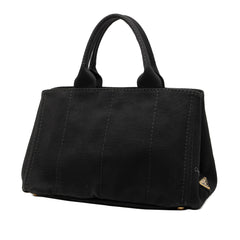 Prada Canvas Canapa Logo Satchel
