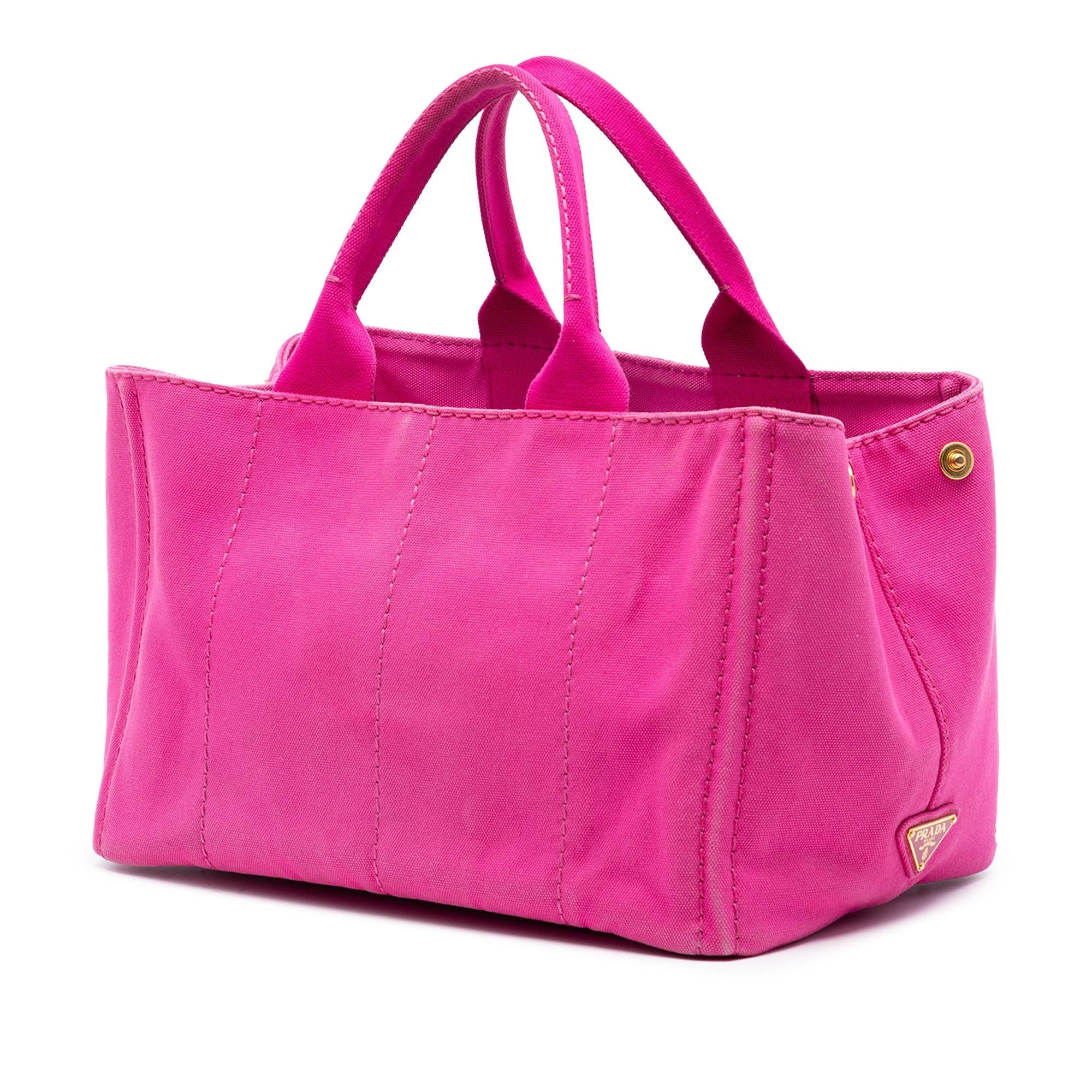 Prada Canvas Canapa Logo Satchel