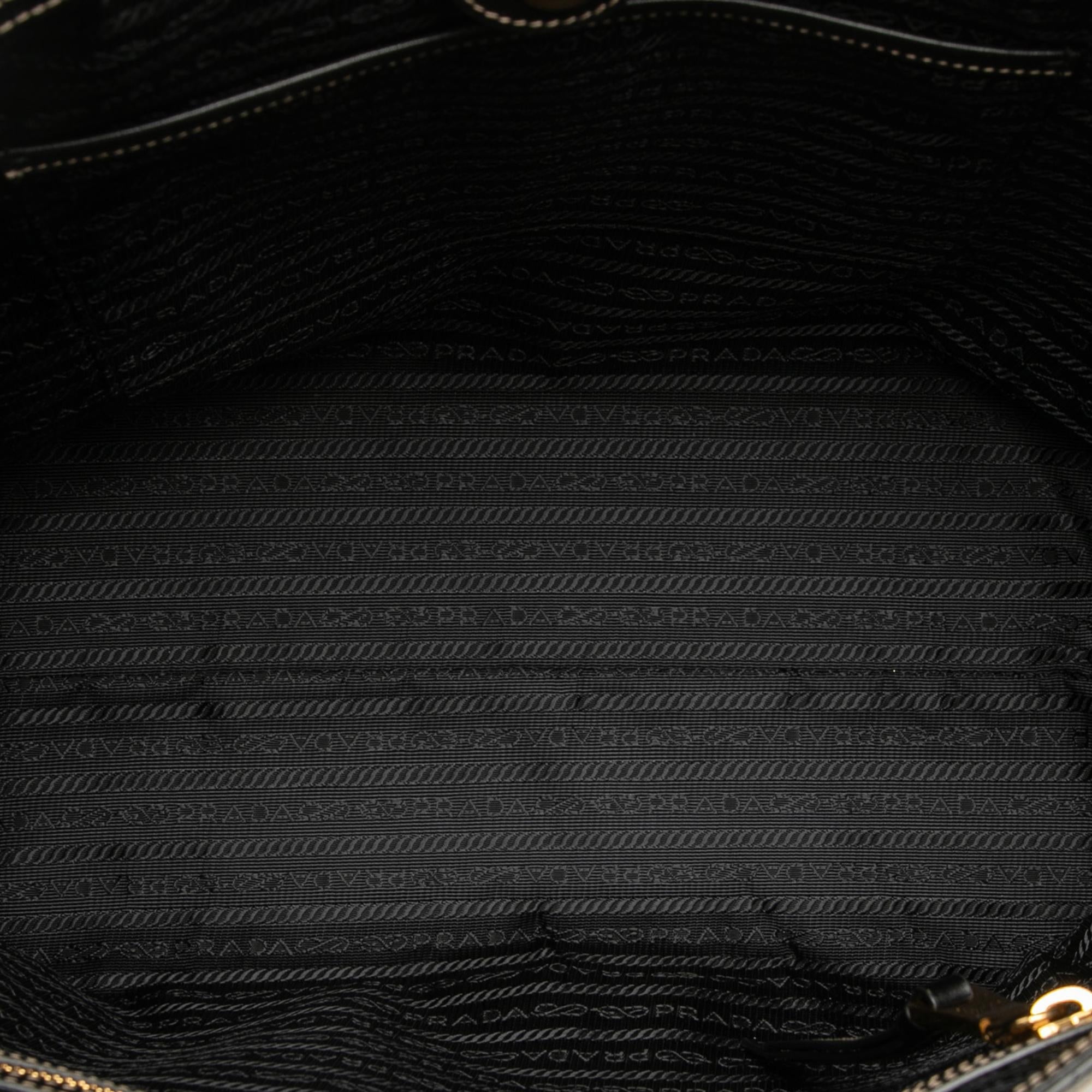 Prada Canvas Canapa Logo Tote