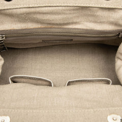 Prada Canvas Canapa Mistolino Frame Satchel