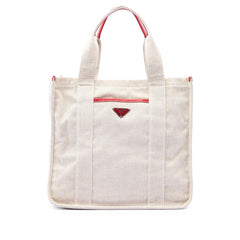 Prada Canvas Canapa Mistolino Shopping Tote