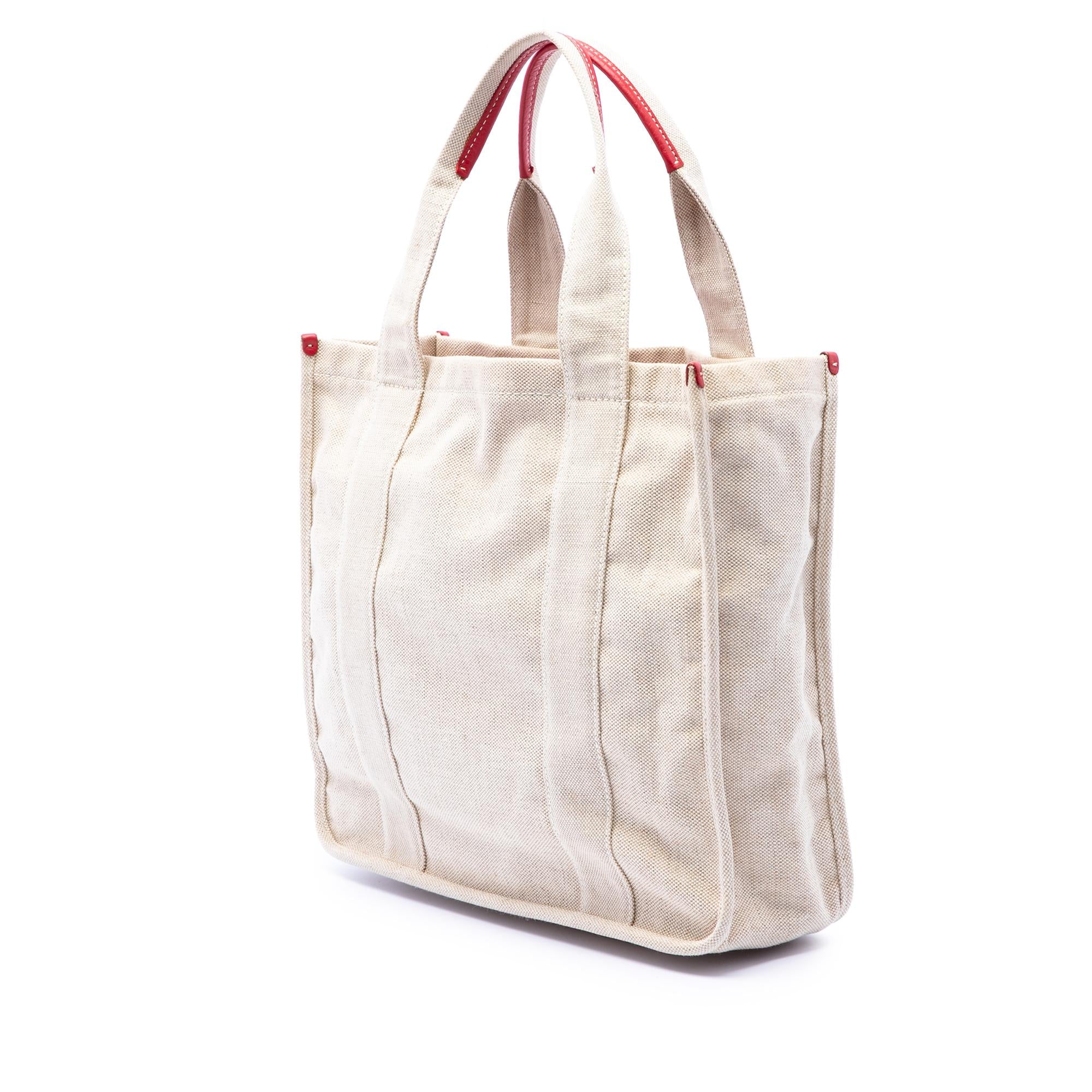 Prada Canvas Canapa Mistolino Shopping Tote