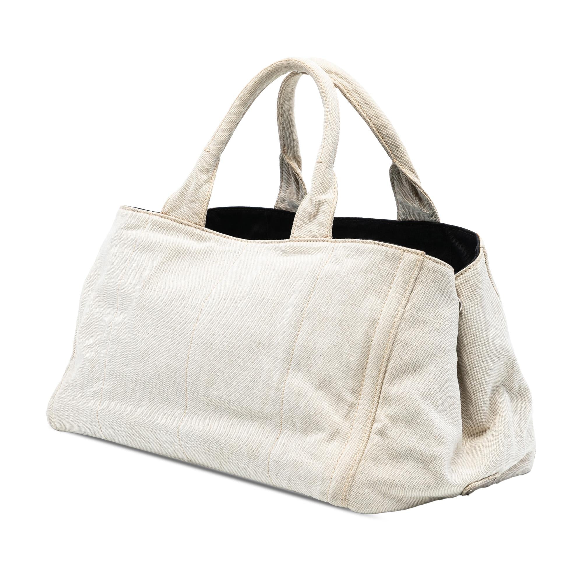 Prada Canvas Canapa Mistolino Tote