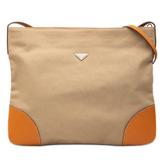 Prada Canvas Logo Crossbody