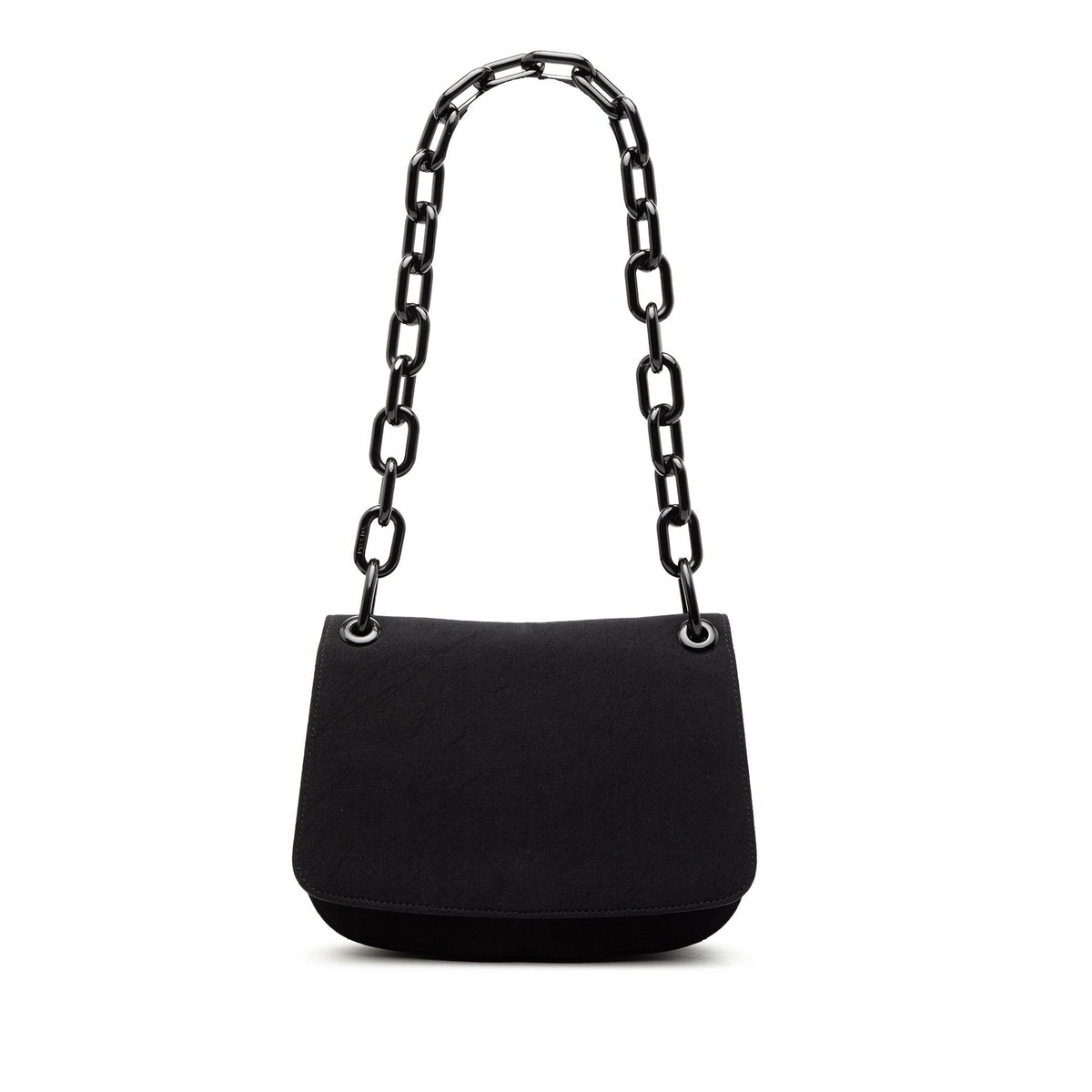 Prada Canvas Lucite Chain Shoulder Bag