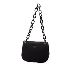 Prada Canvas Lucite Chain Shoulder Bag