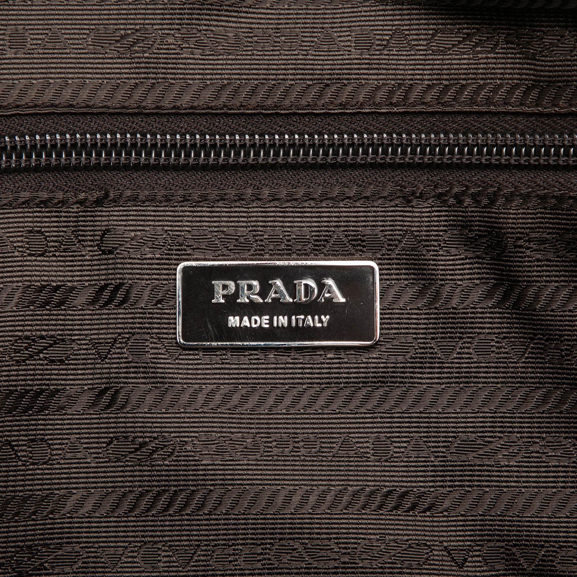 Prada Canvas Shoulder Bag