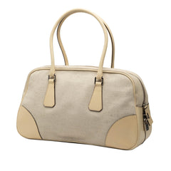 Prada Canvas Shoulder Bag