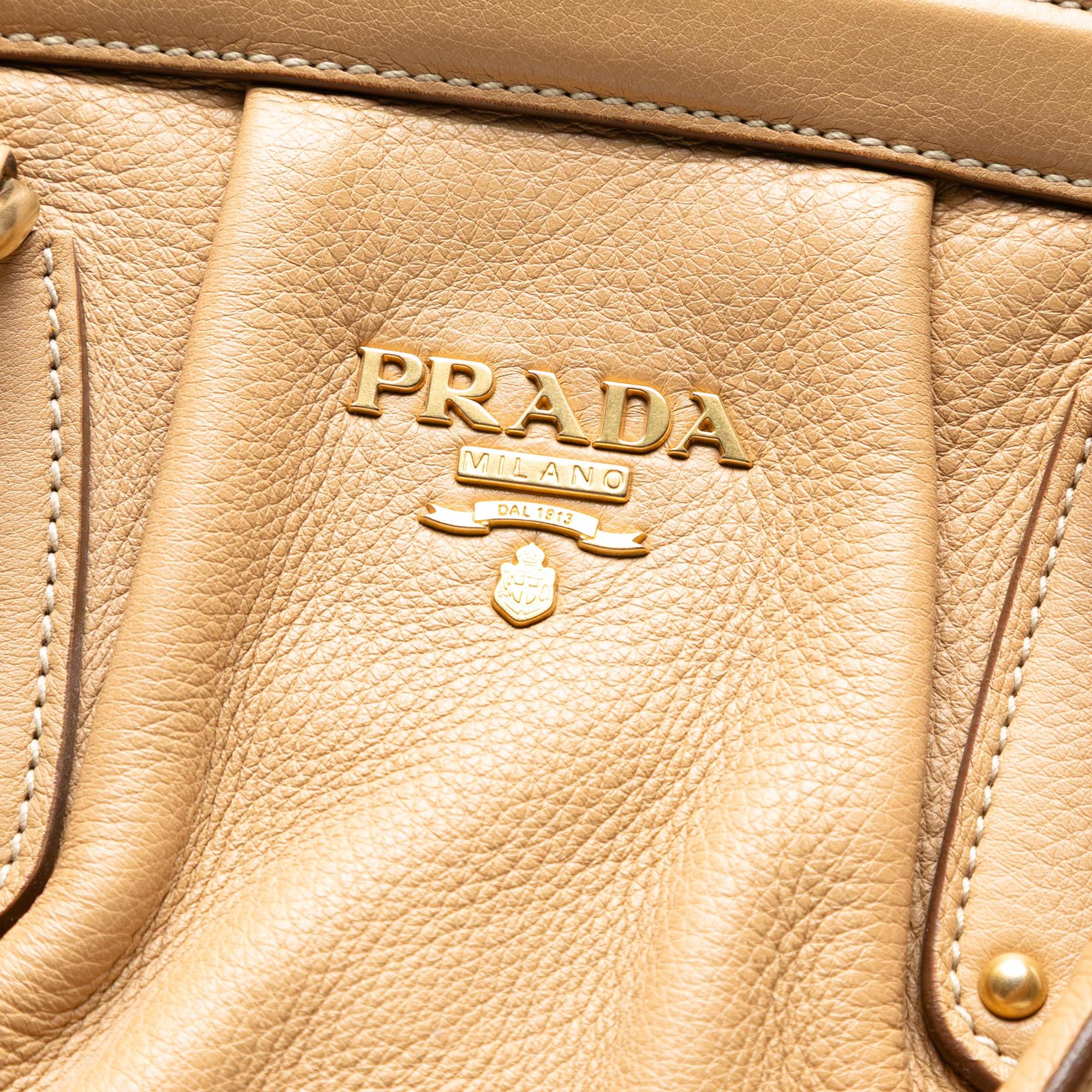 Prada Cervo Antik Frame Handbag