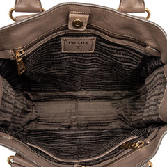 Prada Cervo Open Convertible Tote
