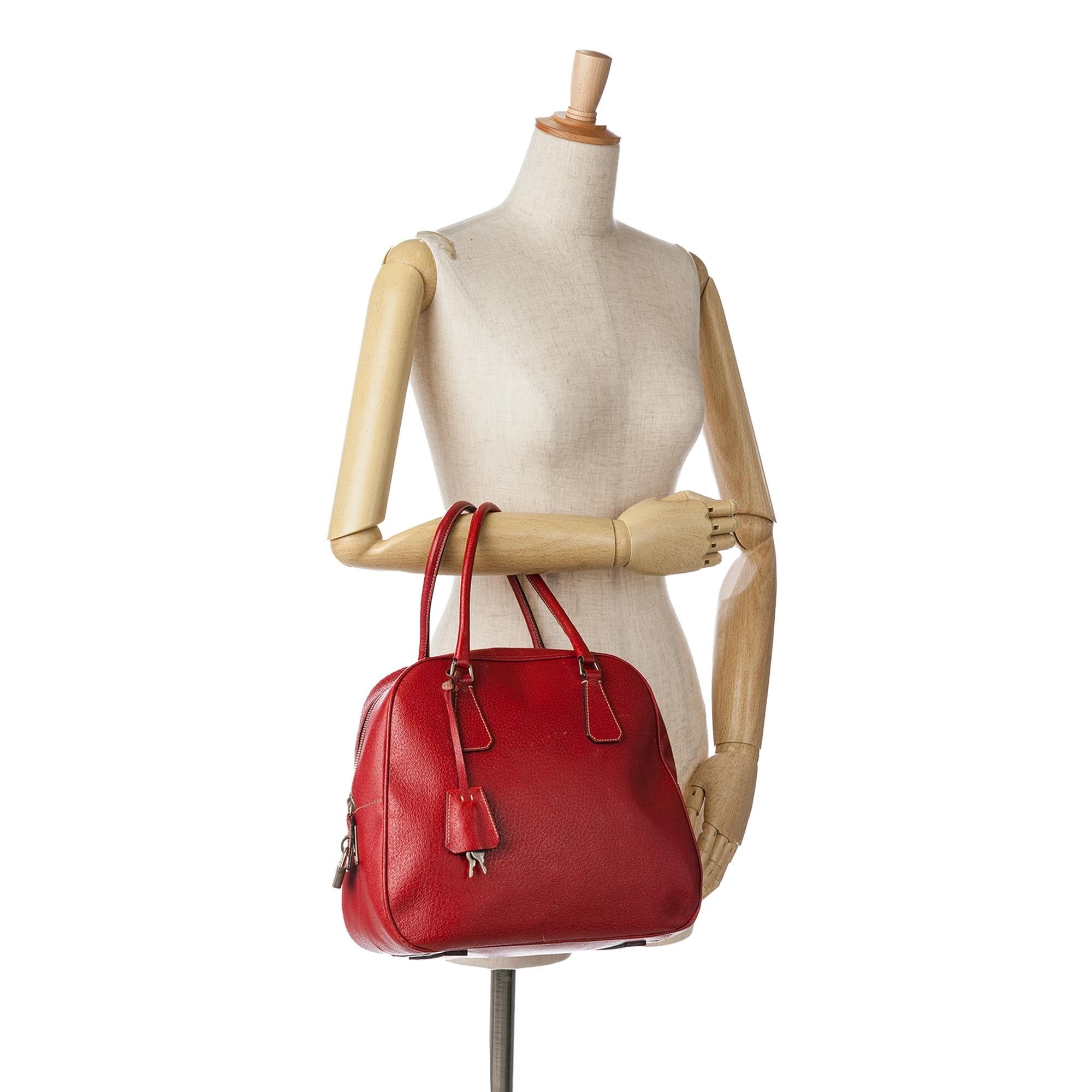 Prada Cinghiale Bauletto Handbag