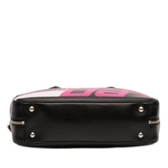 Prada City Calf Racing Satchel
