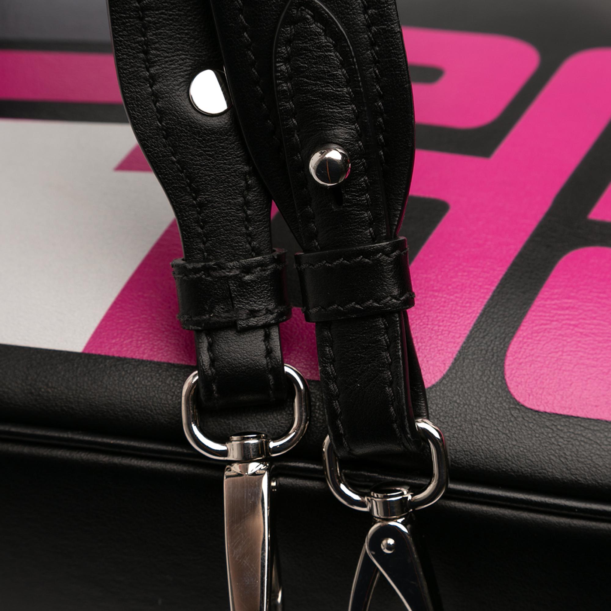 Prada City Calf Racing Satchel