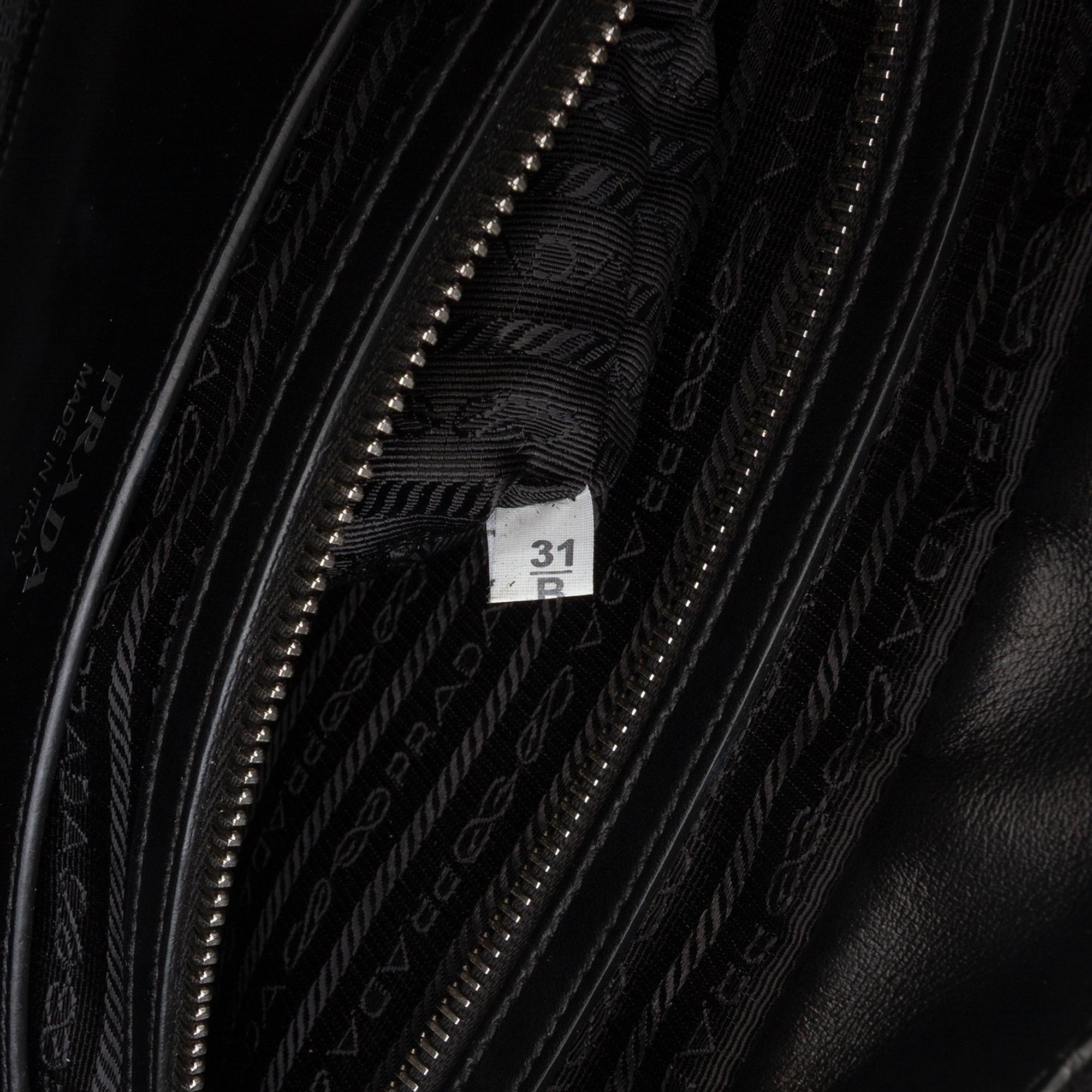 Prada City Calf Racing Satchel