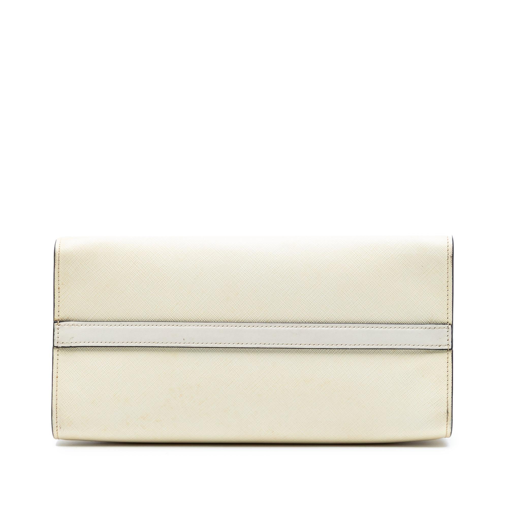 Prada City Calf Trimmed Saffiano Greche Paradigme Bag