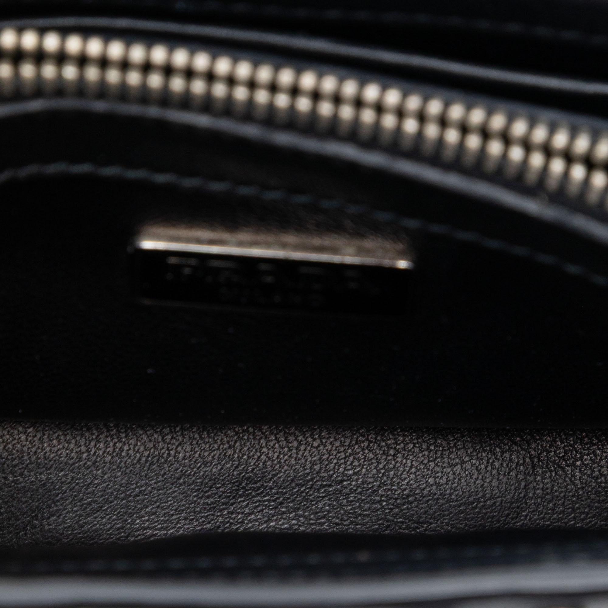 Prada City Calfskin Studded Elektra Turn Lock Clutch