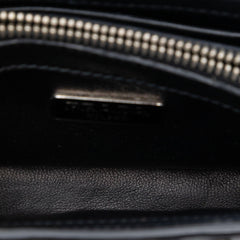 Prada City Calfskin Studded Elektra Turn Lock Clutch