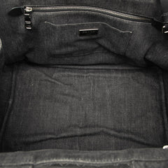 Prada Denim Canapa Bijoux Satchel
