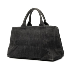 Prada Denim Canapa Bijoux Satchel