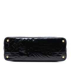 Prada Embossed Patent Top Handle Bag
