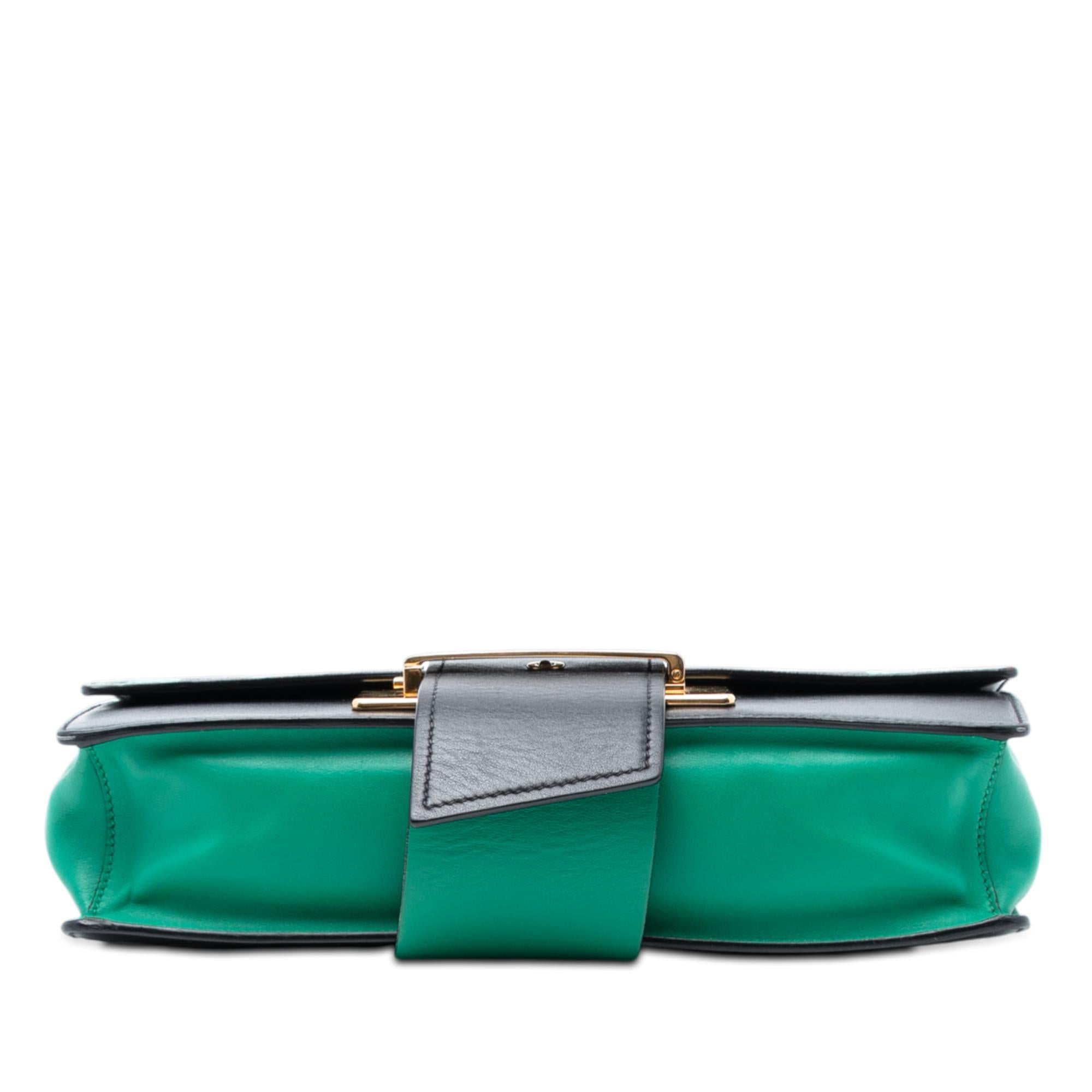 Prada Floral Printed Leather Plex Ribbon Crossbody