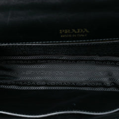 Prada Floral Printed Leather Plex Ribbon Crossbody