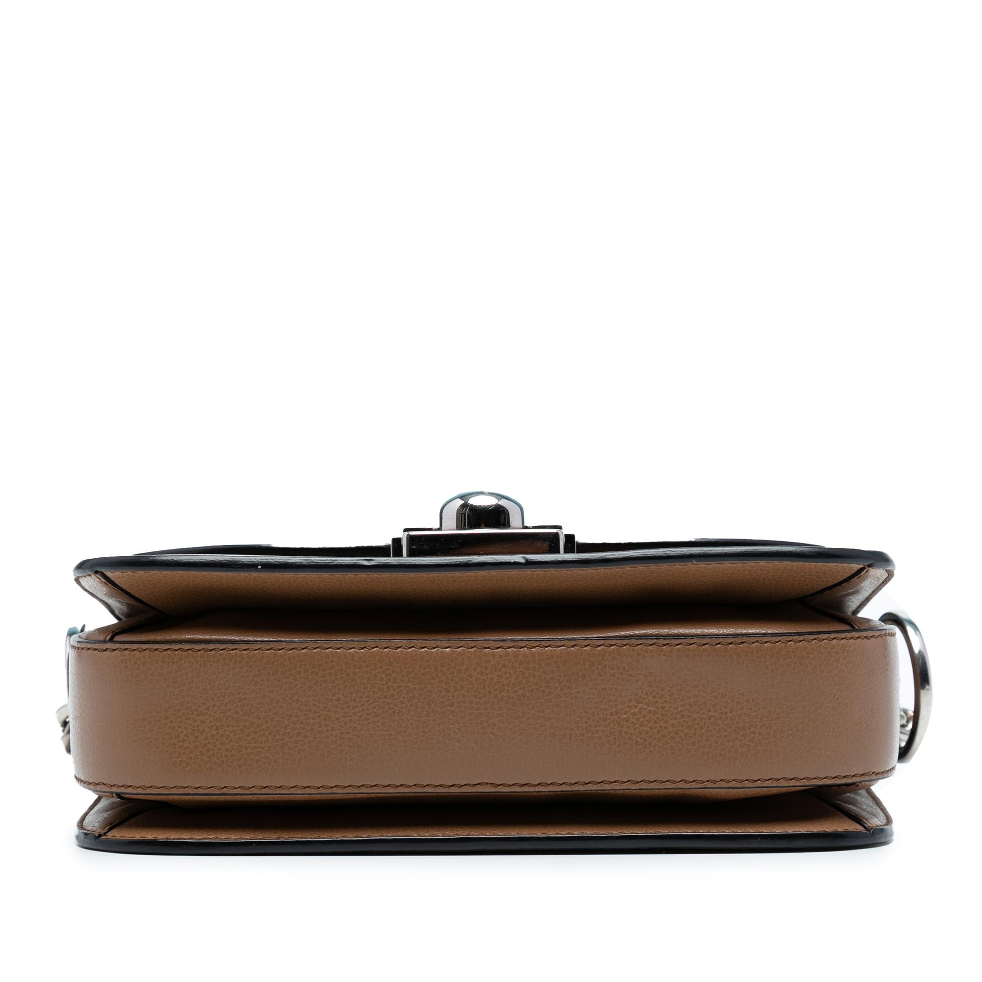 Prada Glace Calf Arcade Crossbody