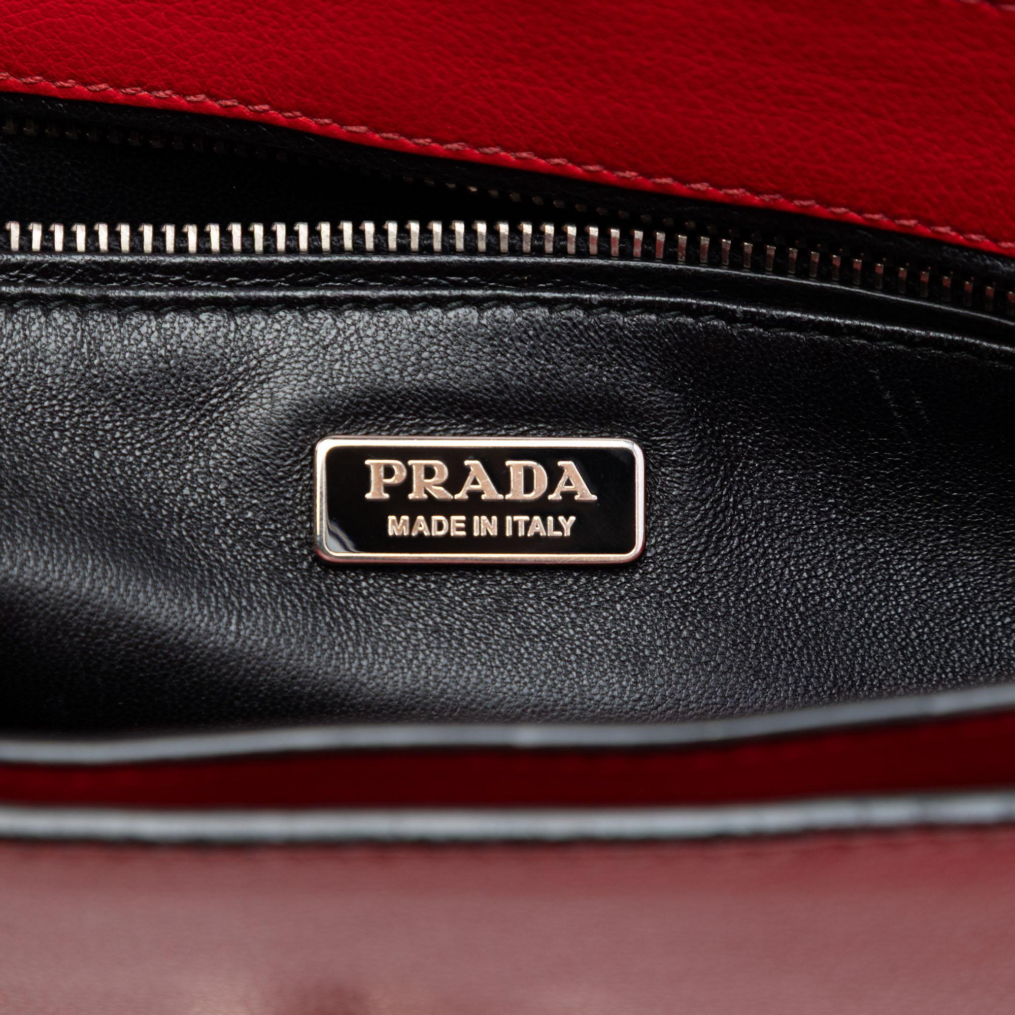 Prada Glace Calf Arcade Crossbody