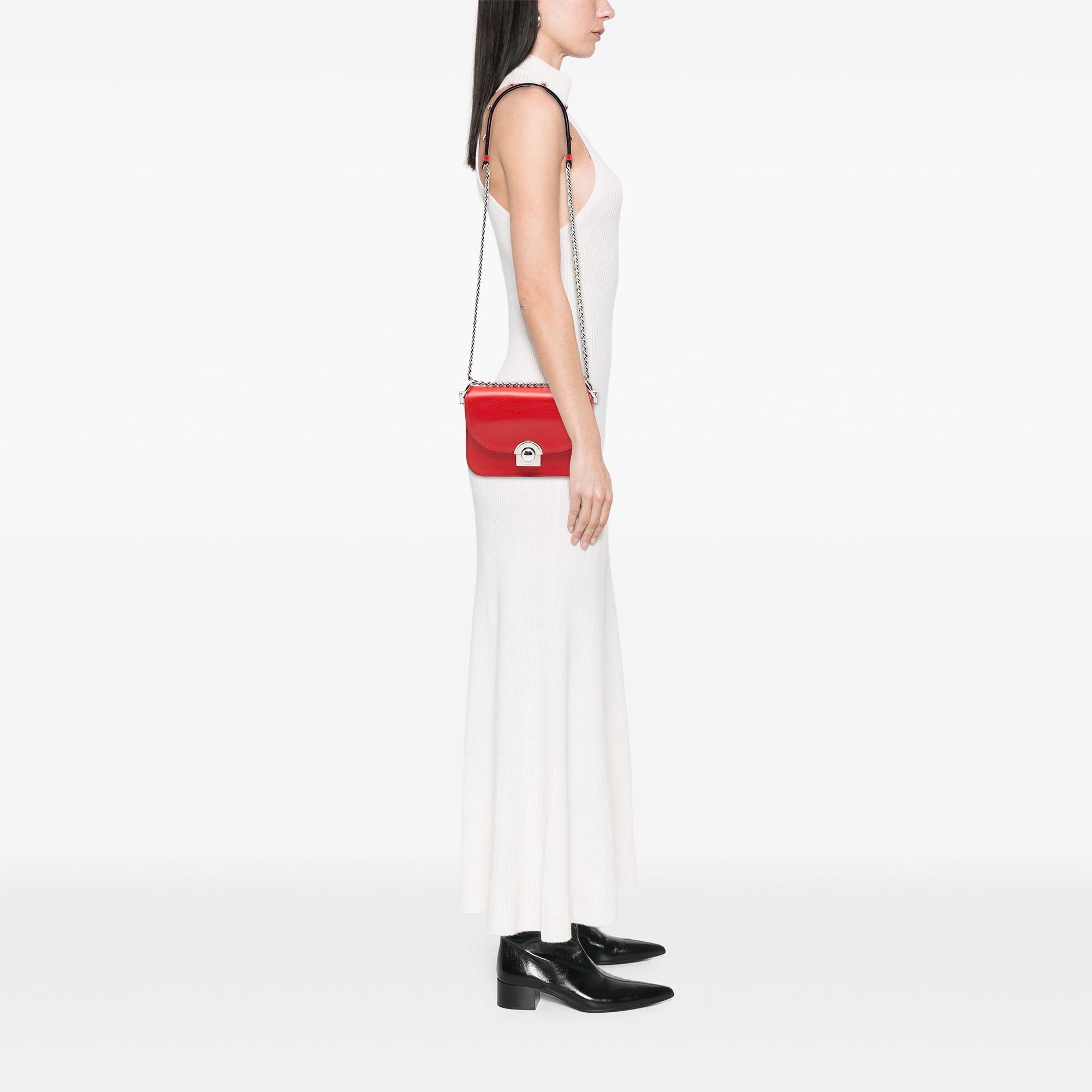 Prada Glace Calf Arcade Crossbody