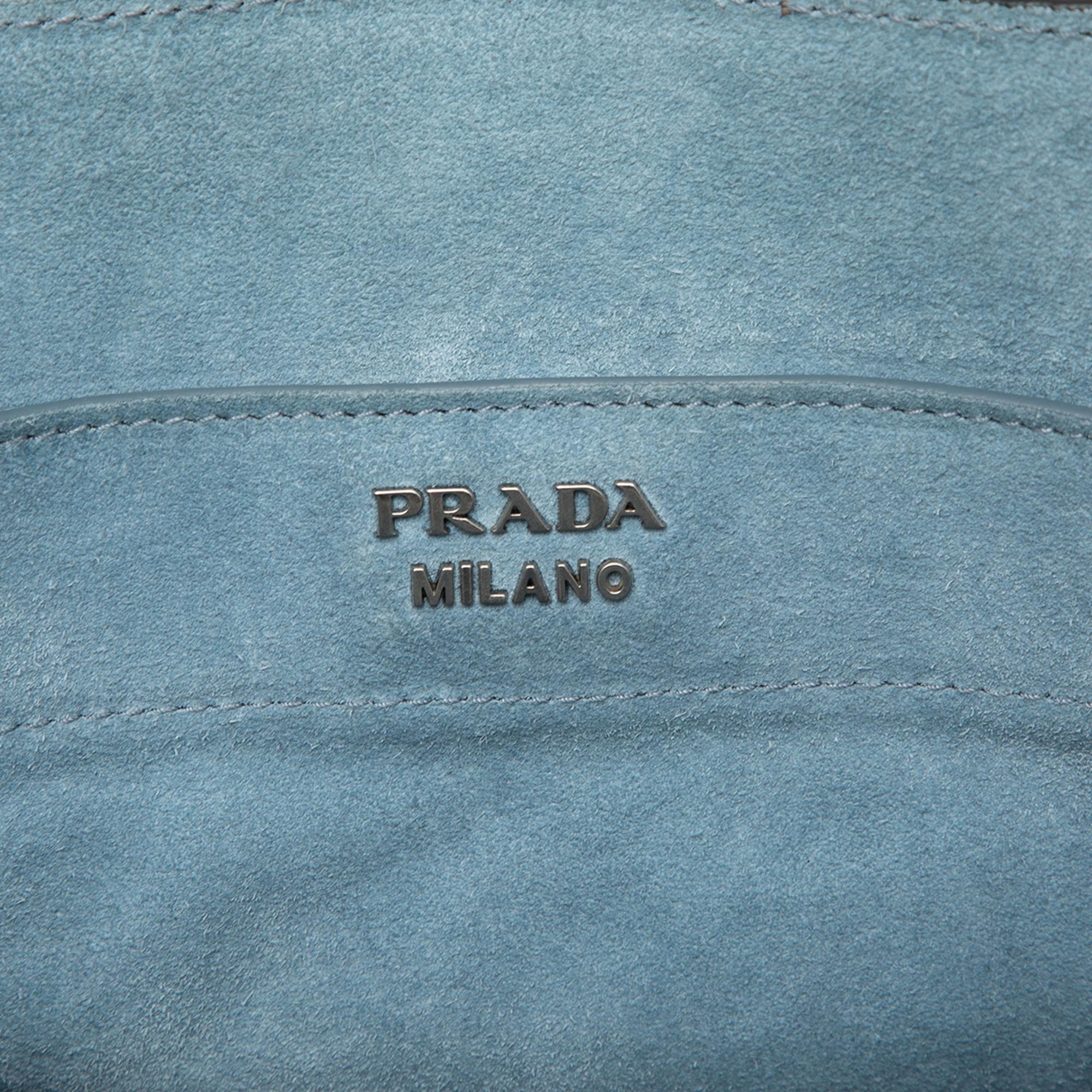Prada Glace Calf Etiquette Tote