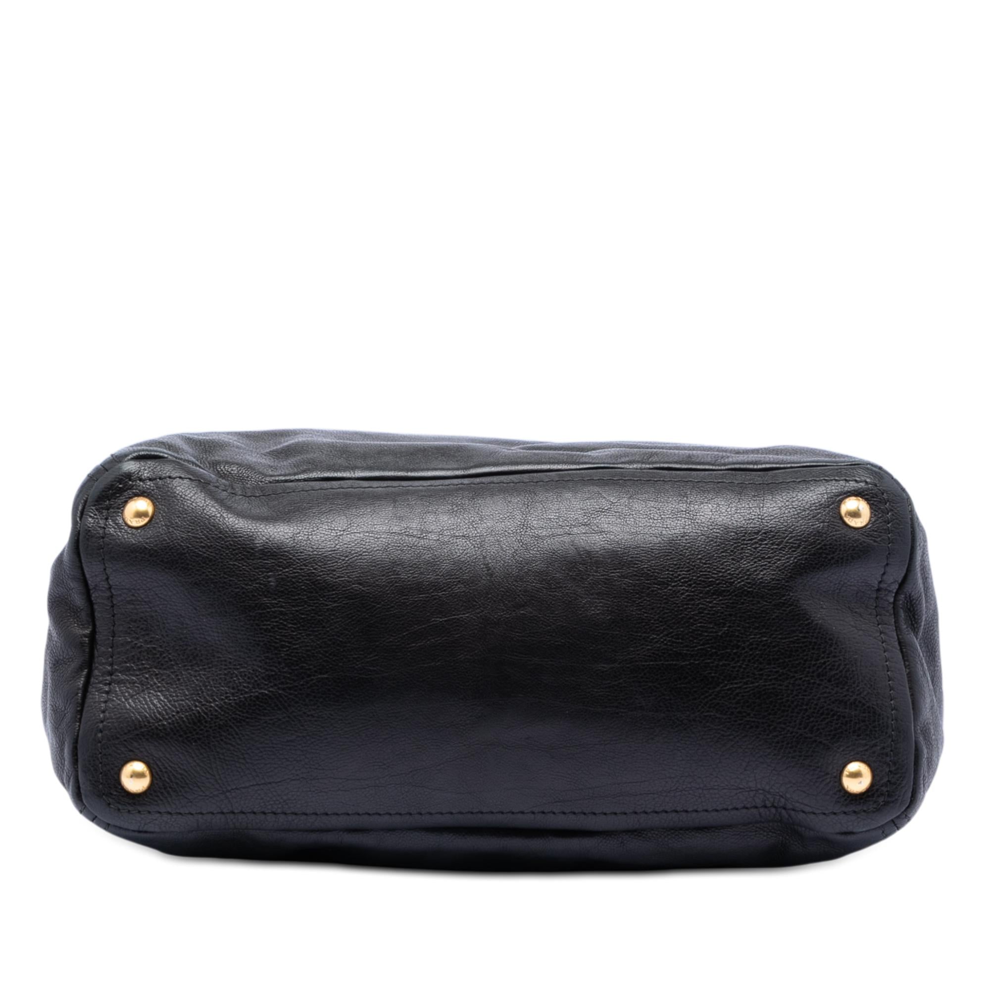 Prada Glace Calf Open Convertible Tote