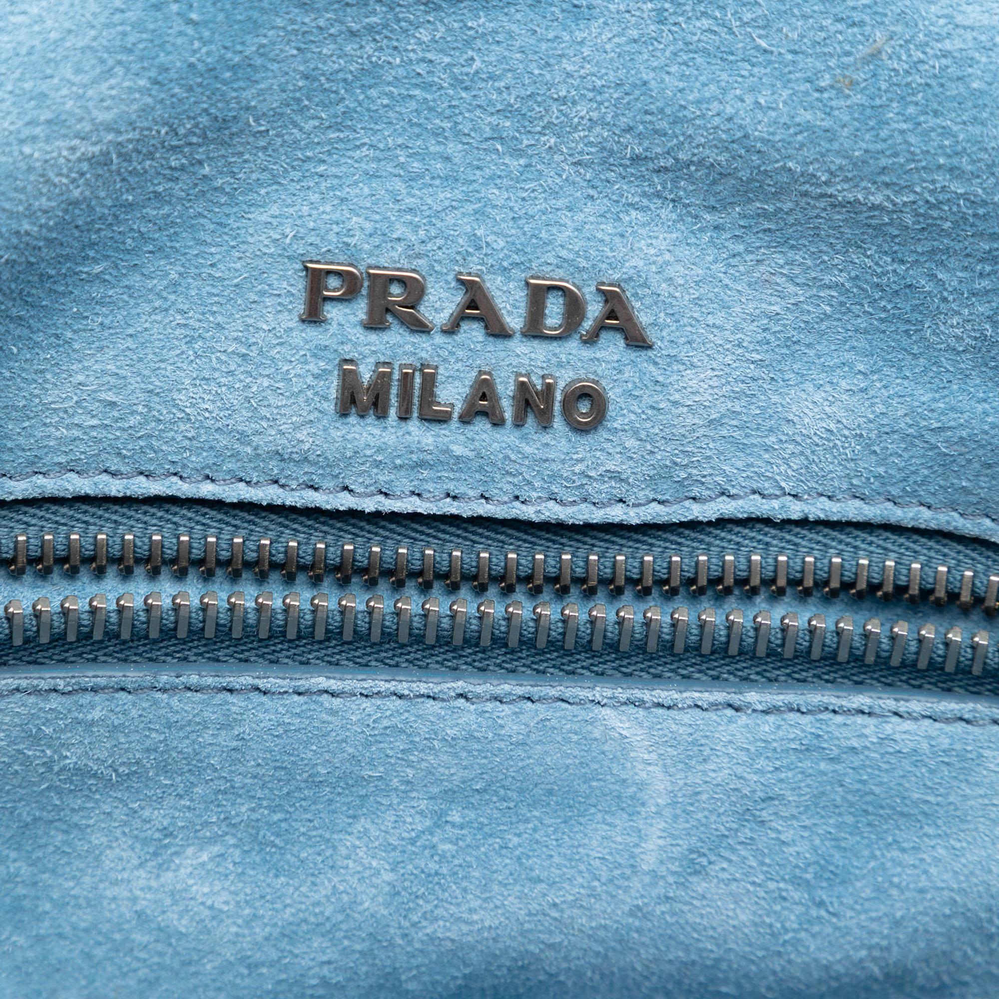 Prada Glace Calf Soft Cahier Satchel