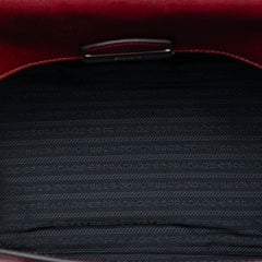 Prada Glace Calf Sound Lock Satchel