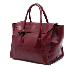 Prada Glace Calf Sound Lock Satchel
