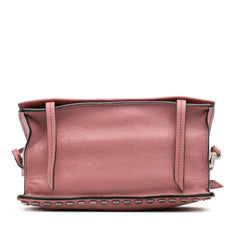 Prada Glace Calf Studded Etiquette Flap Crossbody