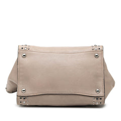 Prada Glace Calf Studded Twin Pocket Satchel