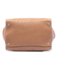 Prada Glace Calf Twin Pocket Double Handle Satchel