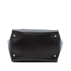 Prada Glace Calf Twin Pocket Double Handle Satchel