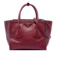 Prada Glace Calf Twin Pocket Satchel