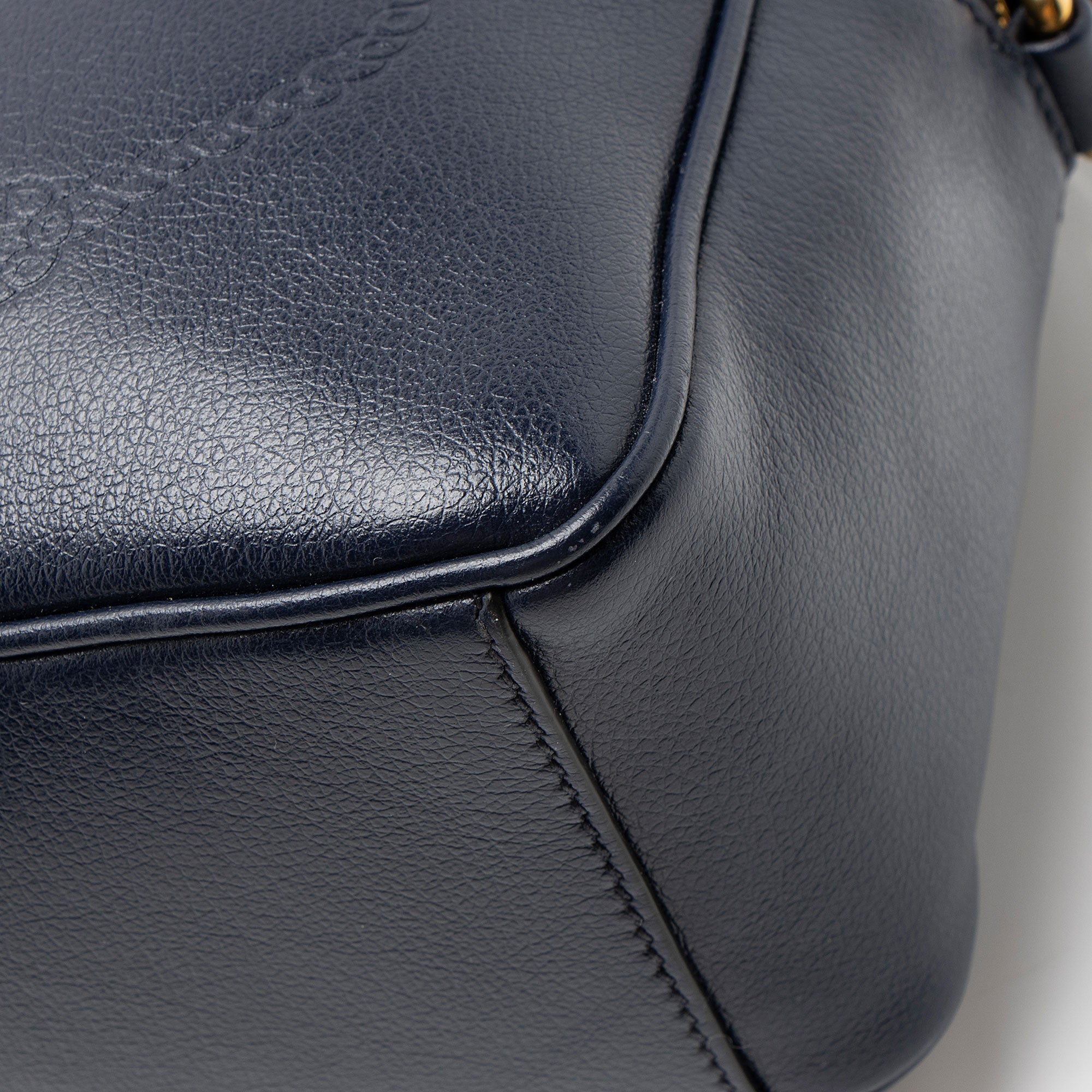 Prada Glace Calfskin Embossed Logo Camera Bag