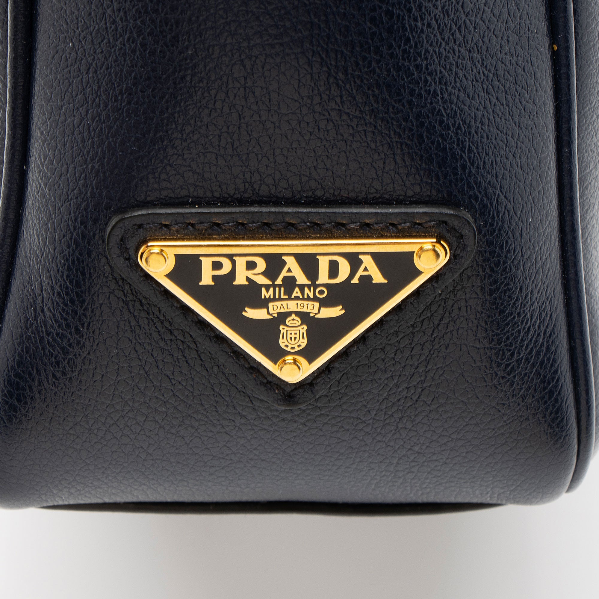 Prada Glace Calfskin Embossed Logo Camera Bag