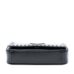 Prada Glace Calfskin Studded Crossbody