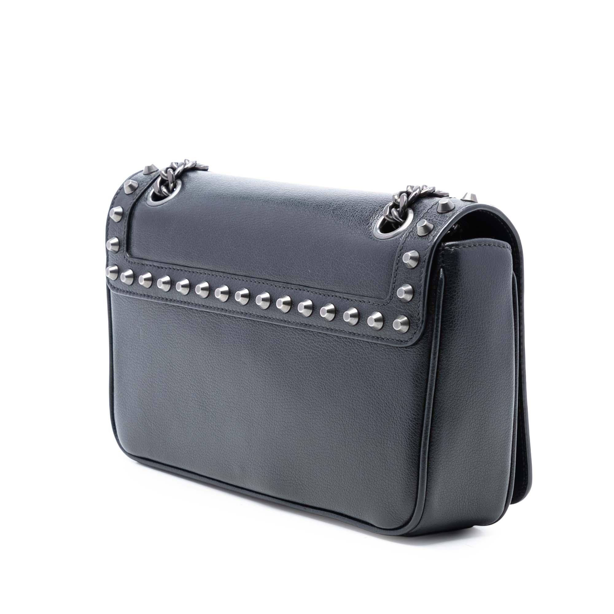 Prada Glace Calfskin Studded Crossbody