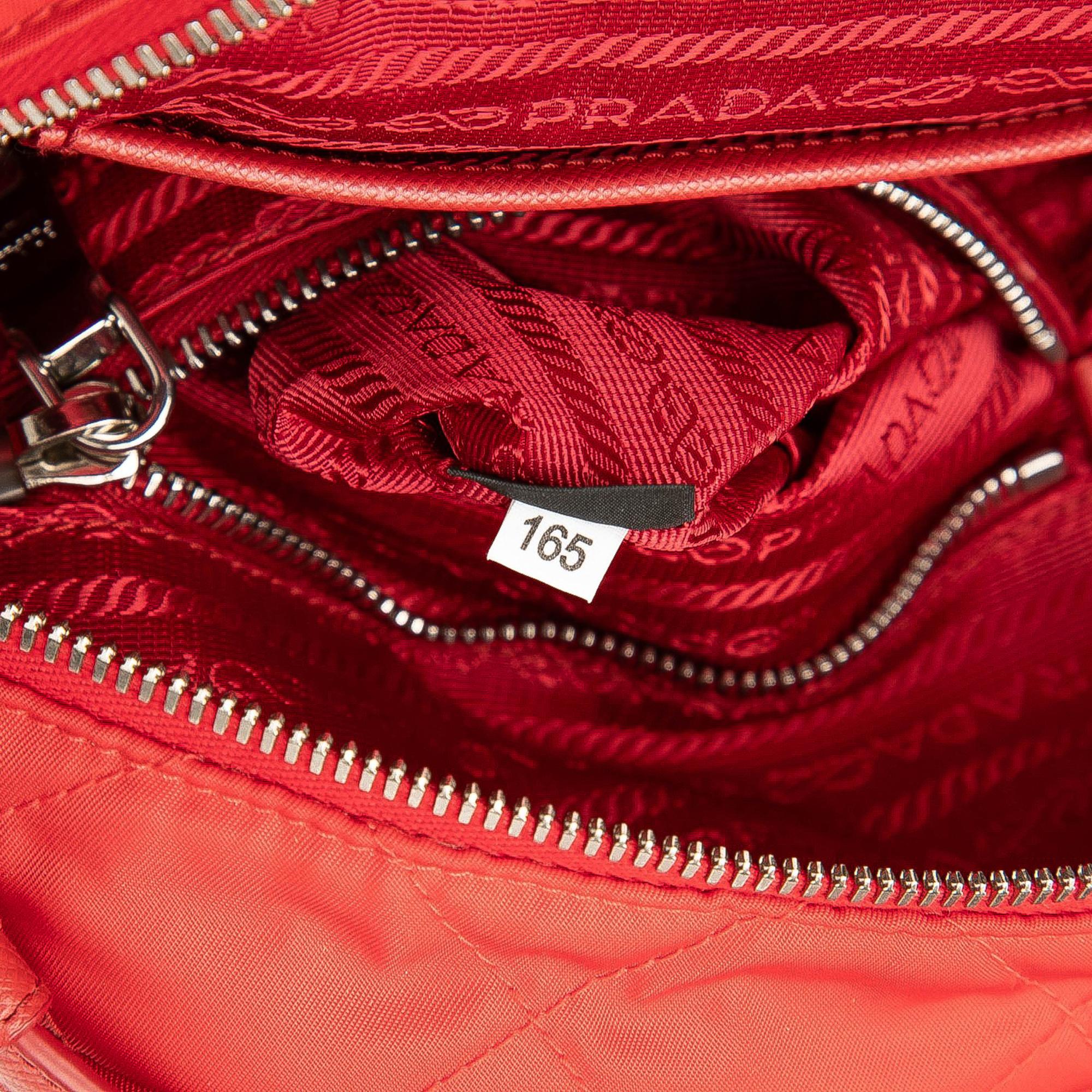 Prada Impuntu Tessuto Backpack