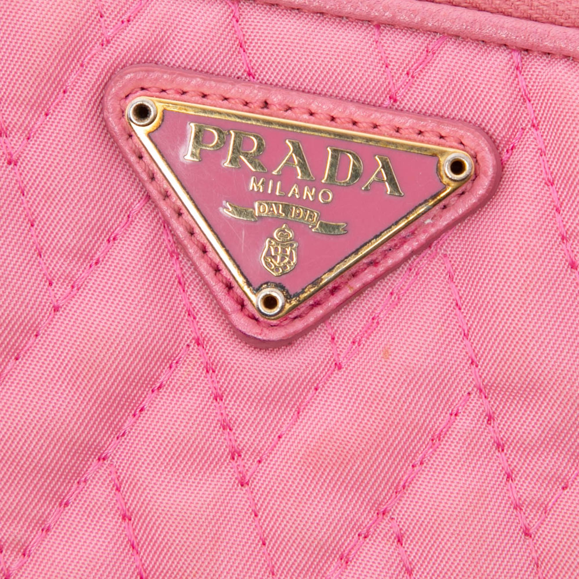 Prada Impuntu Tessuto Chain Crossbody