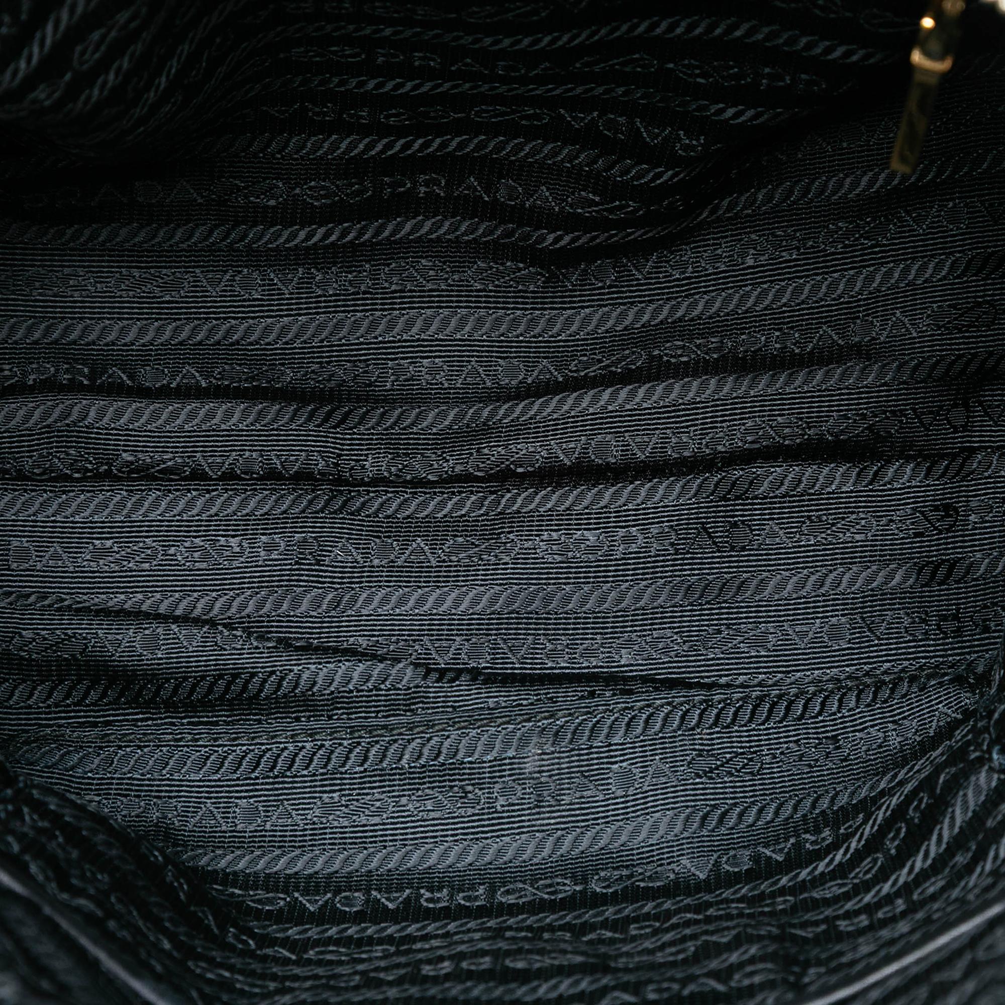Prada Impuntu Tessuto Chain Crossbody