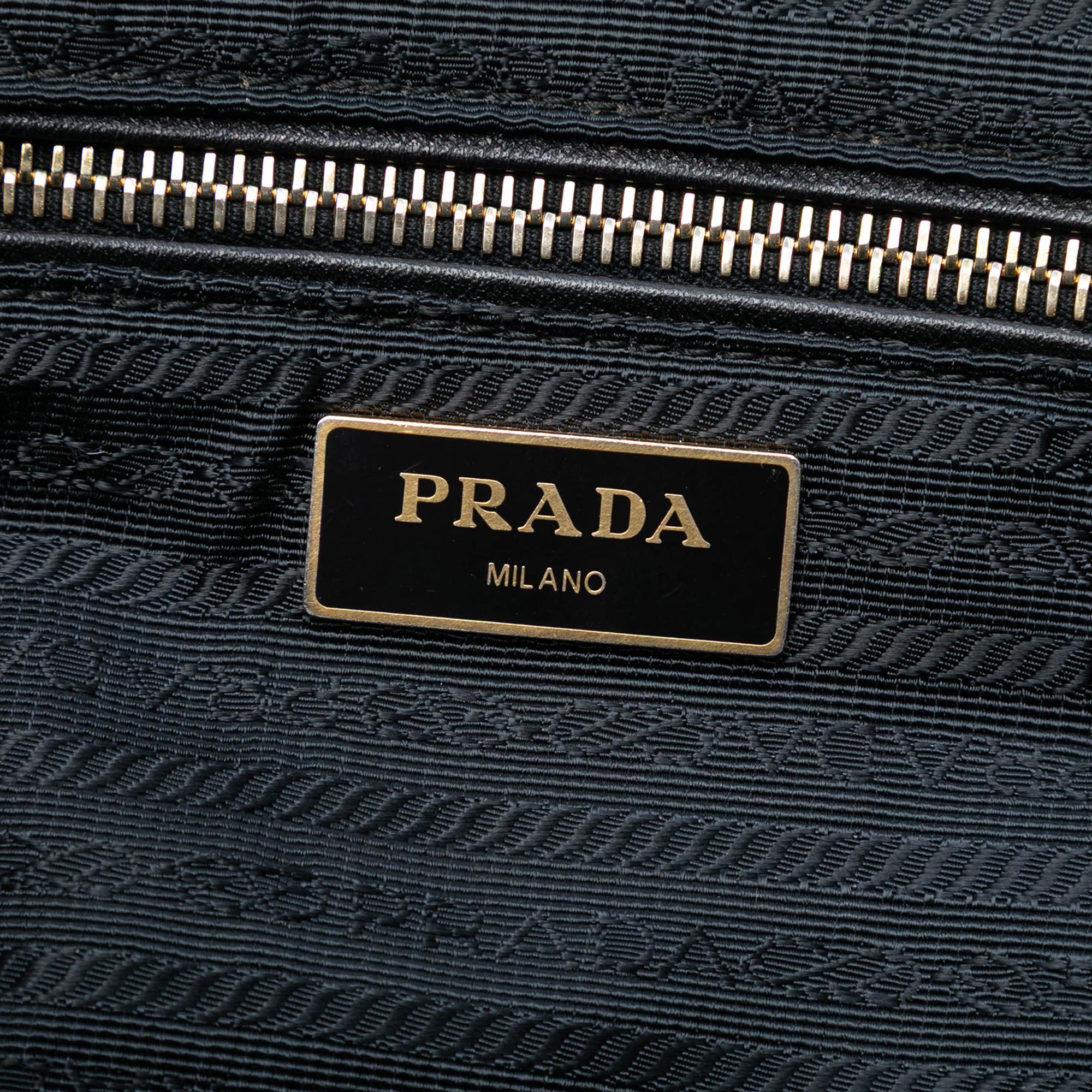 Prada Impuntu Tessuto Chain Crossbody